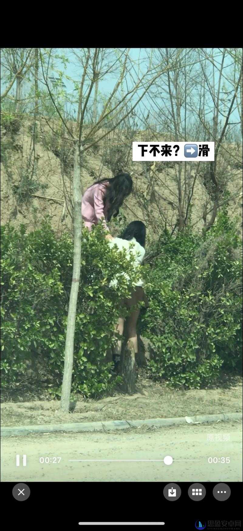 震惊美女竟在草堆中做出这种事